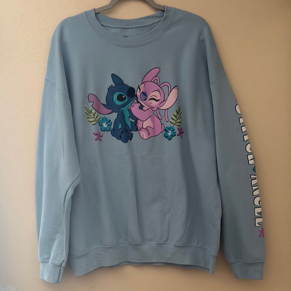 Disney Blue Graphic Women's Sweater
